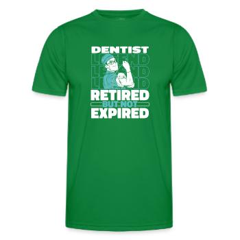 Zahnarzt Dentist Im Ruhestand - Männer Funktions-T-Shirt - Kelly Green - Vorne - AI Model Male 178 dark (178cm)