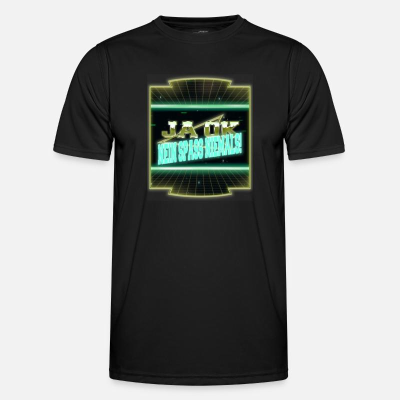 cool spruch statement weihnachten geschenkidee - Männer Funktions-T-Shirt - Schwarz