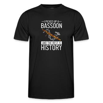Orchestre et instrument à vent - T-shirt sport Homme - noir - Devant - AI Model Male 178 dark (178cm)