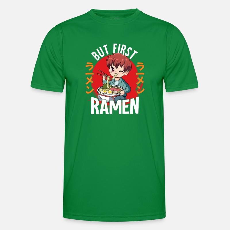 But First Ramen Männer Funktions-T-Shirt