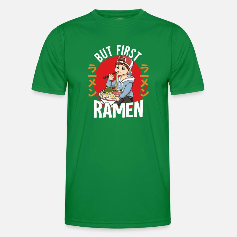 But First Ramen Männer Funktions-T-Shirt
