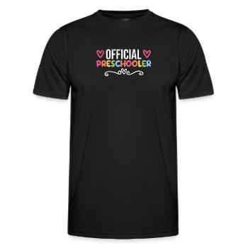 Offizieller Vorschüler Lustig Vor-K Vorschule - Männer Funktions-T-Shirt - Schwarz - Vorne - AI Model Male 178 dark (178cm)
