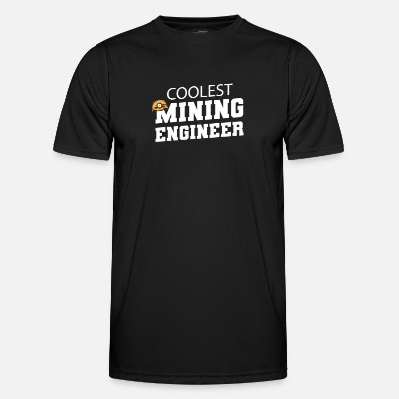 Engineer Mining Engineer - Men's Functional T-Shirt - black