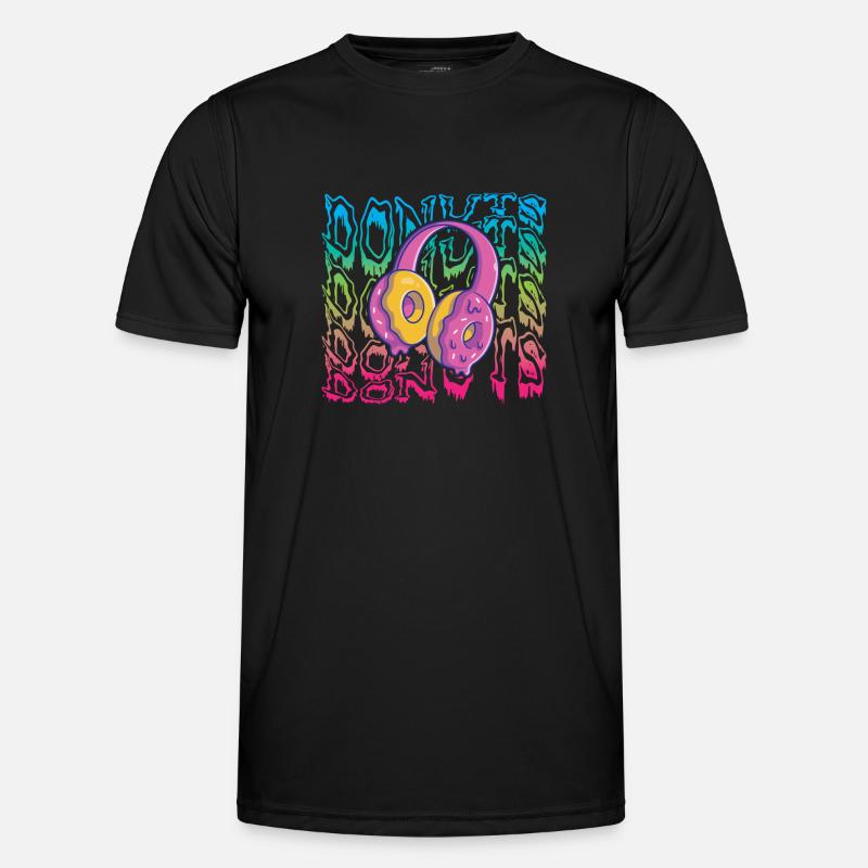 Donuts Männer Funktions-T-Shirt