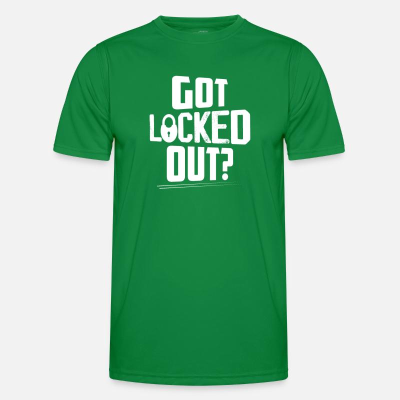 Got Locked Out? Lockpicker Locksmith Men's Functional T-Shirt