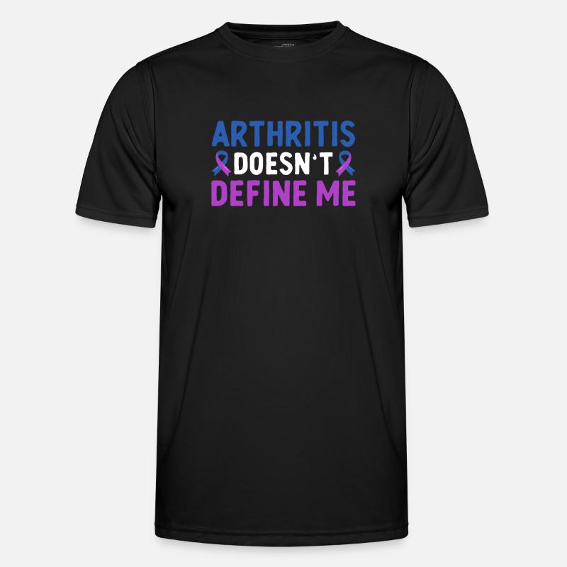 Arthritis Doesn't Define Me Rheumatoid - Men's Functional T-Shirt - black