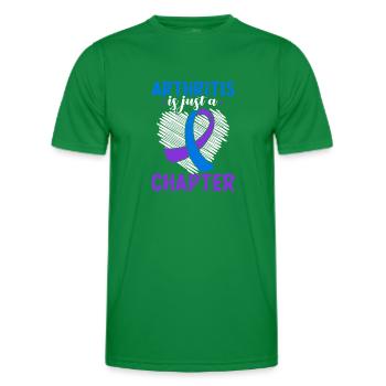 L'arthrite n'est qu'un chapitre - T-shirt sport Homme - vert - Devant - AI Model Male 178 dark (178cm)