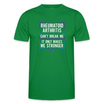 La polyarthrite rhumatoïde ne peut pas me briser - T-shirt sport Homme - vert - Devant - AI Model Male 178 dark (178cm)