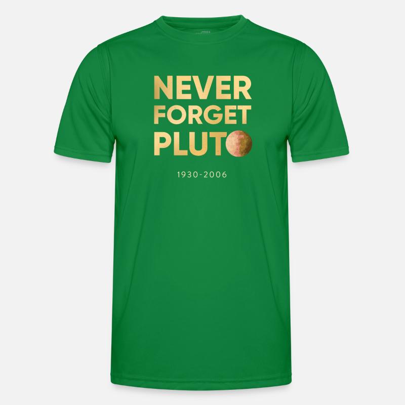 Pluto - Never forget since 2006 Männer Funktions-T-Shirt