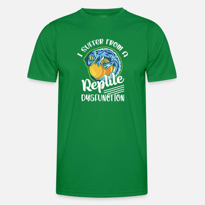 I Suffer From A Reptile Dysfunction Lizard Lover R Männer Funktions-T-Shirt