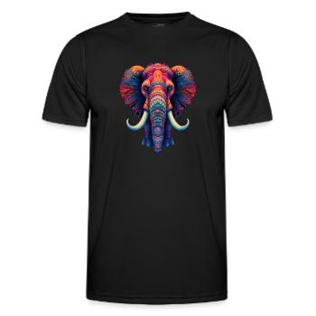Mammut - Männer Funktions-T-Shirt - Schwarz - Vorne - AI Model Male 178 dark (178cm)
