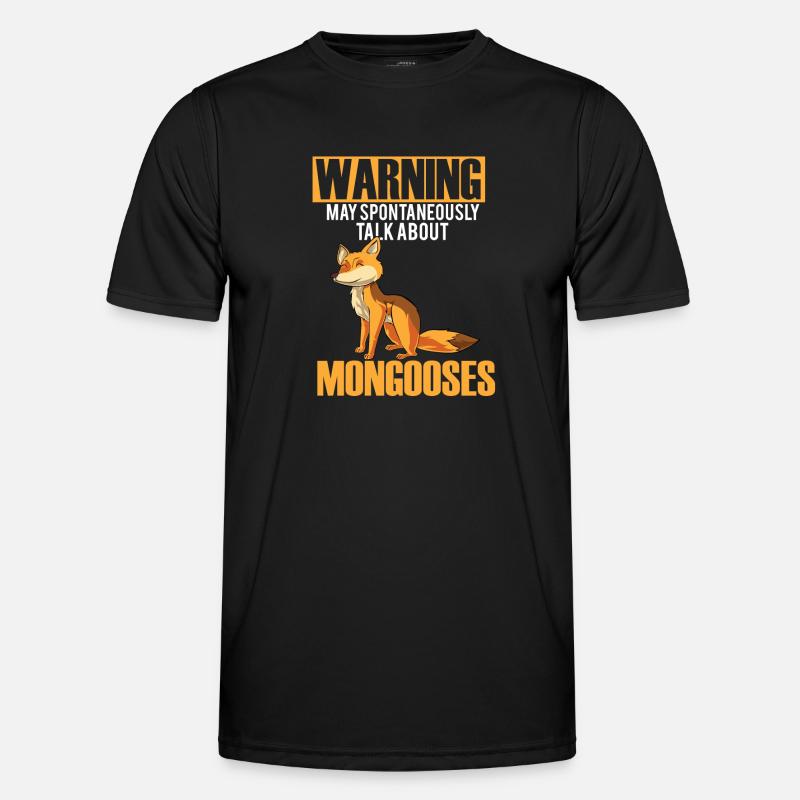 Mangusten Manguste - Männer Funktions-T-Shirt - Schwarz