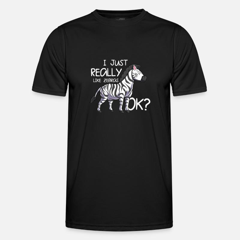 Zebra - Men's Functional T-Shirt - black