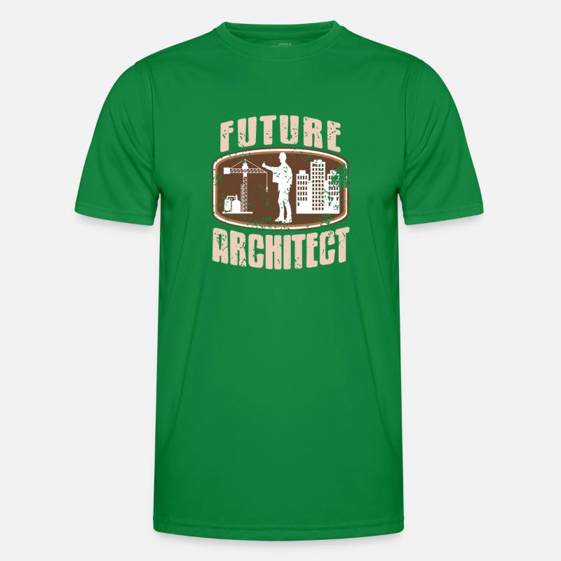 Future Architect Retro Architecture Student Männer Funktions-T-Shirt