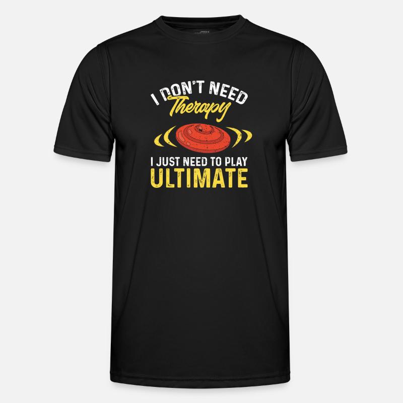 Ultimate Frisbee Wurfscheibe Männer Funktions-T-Shirt