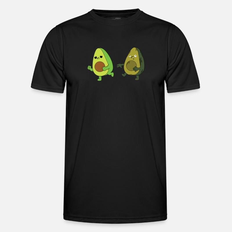 Avocado Zombie - Men's Functional T-Shirt - black