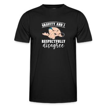 Diving Jumper Funny - Men's Functional T-Shirt - black - Front - AI Model Male 178 dark (178cm)