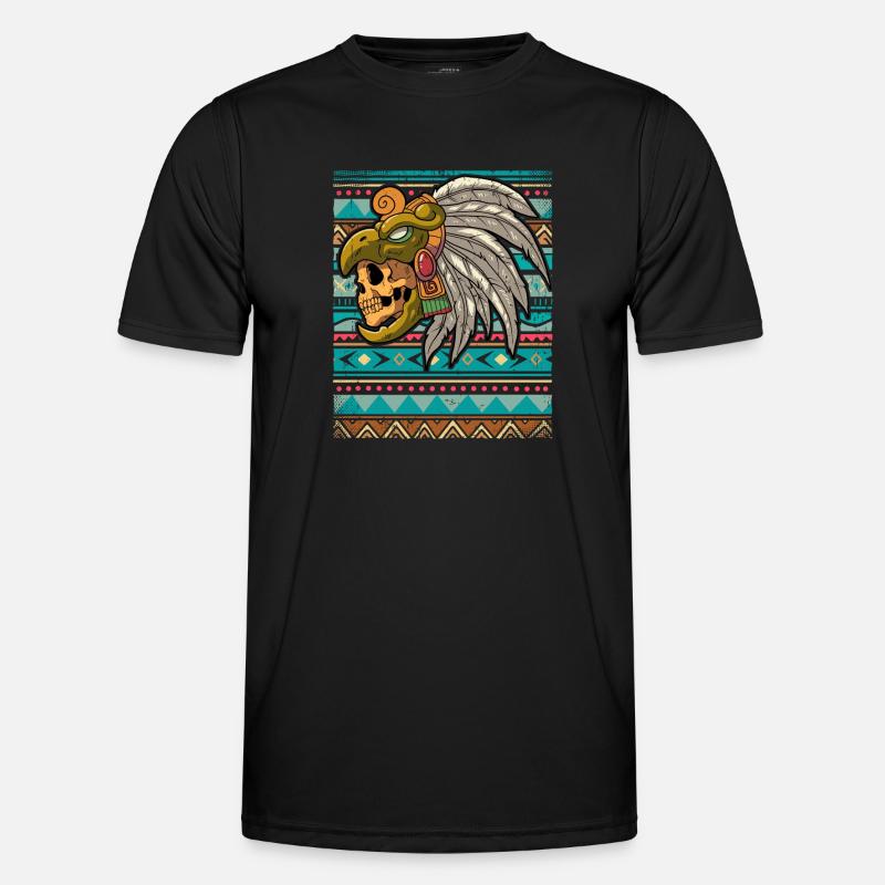Mexican Aztec warrior Aztecs - Men's Functional T-Shirt - black