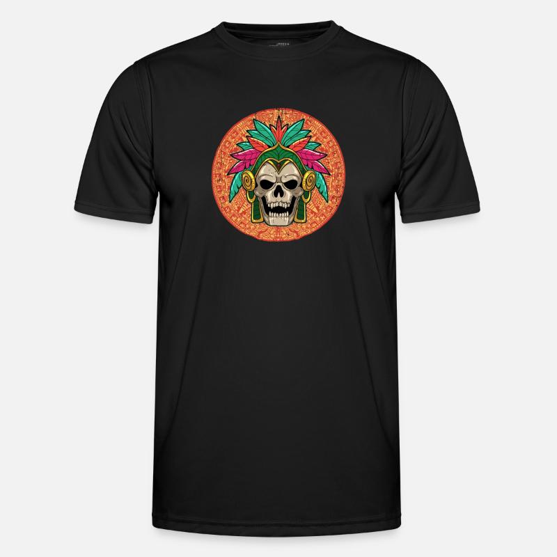 Mexican Aztec warrior Aztecs - Men's Functional T-Shirt - black