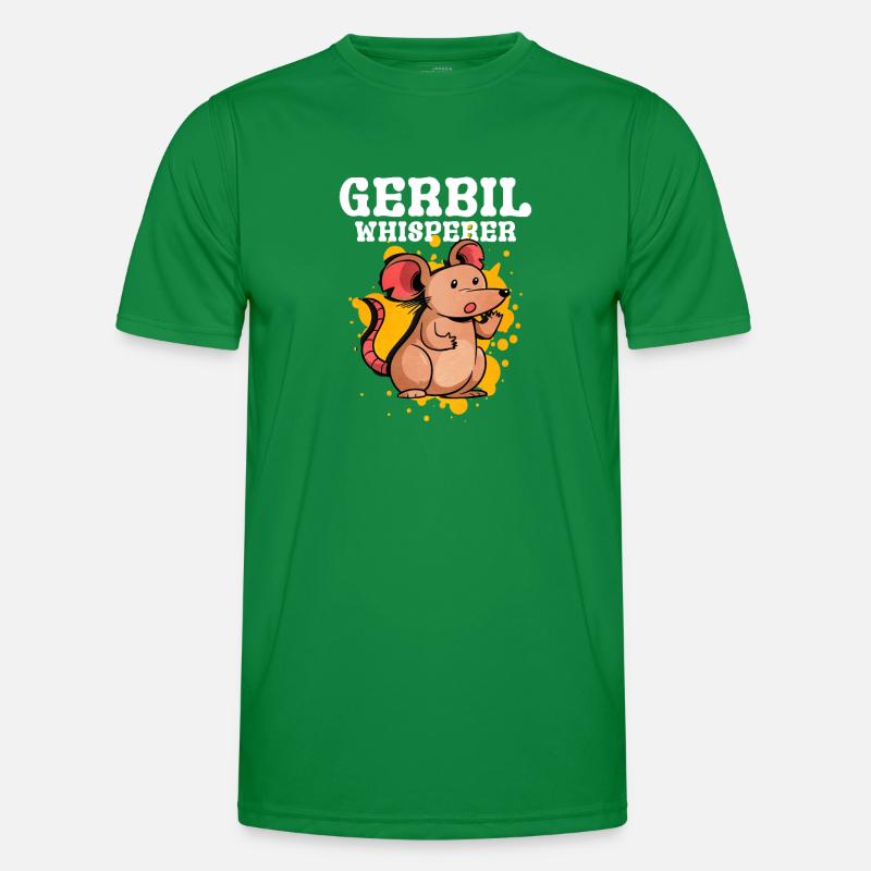 Gerbil Mouse Gift Men's Functional T-Shirt
