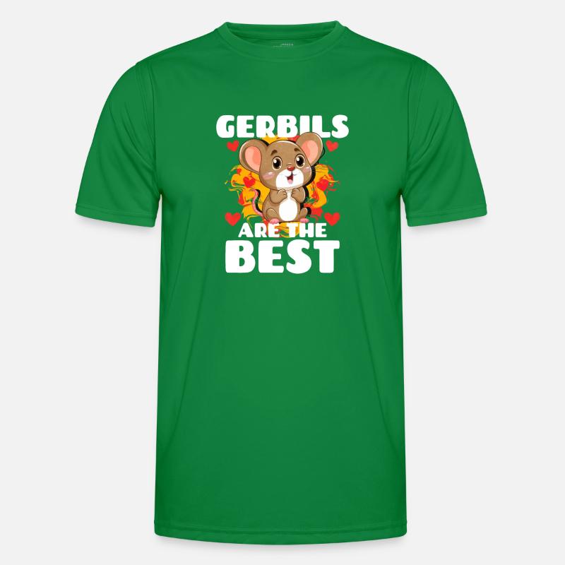 Gerbil Mouse Gift Men's Functional T-Shirt