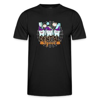 Zahn Zähne Zahnarzt Zahnmedizinische Angestellte - Männer Funktions-T-Shirt - Schwarz - Vorne - AI Model Male 178 dark (178cm)