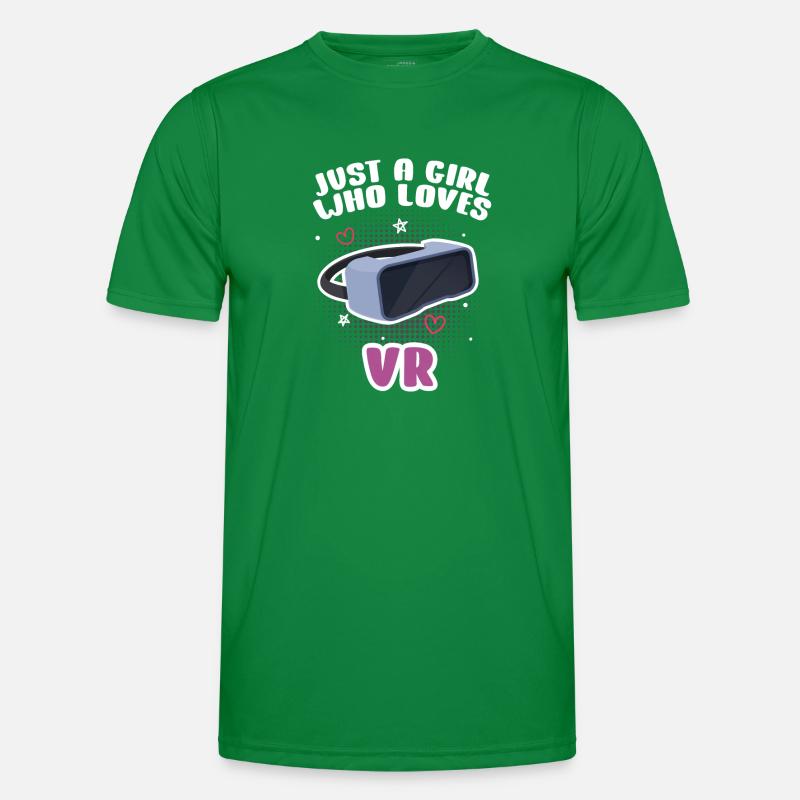 Virtual Reality VR Geschenk Männer Funktions-T-Shirt