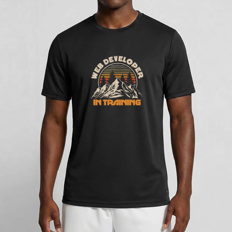 Web Developer Web Developer Mountains Men's Functional T-Shirt