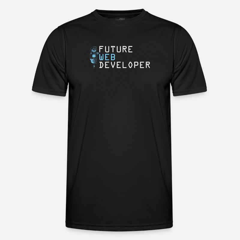 Web Entwickler Webdeveloper - Männer Funktions-T-Shirt - Schwarz