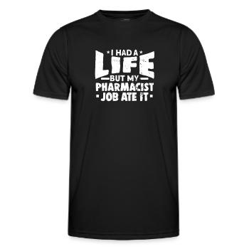 Pharmacist - Men's Functional T-Shirt - black - Front - AI Model Male 178 dark (178cm)