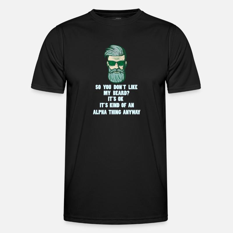Beard full beard - Men's Functional T-Shirt - black