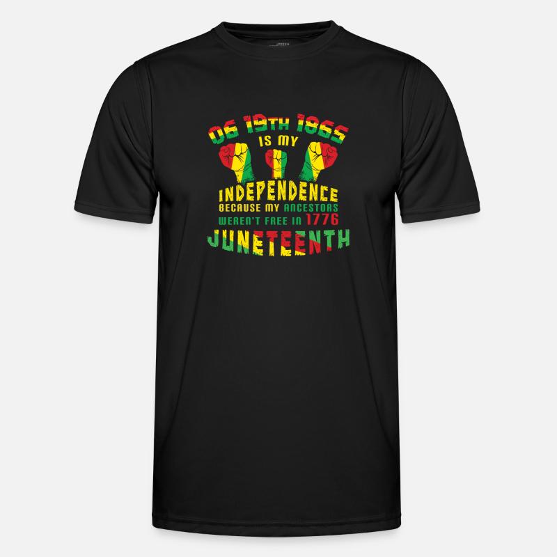 Independence Celebrate Juneteenth Black History Männer Funktions-T-Shirt