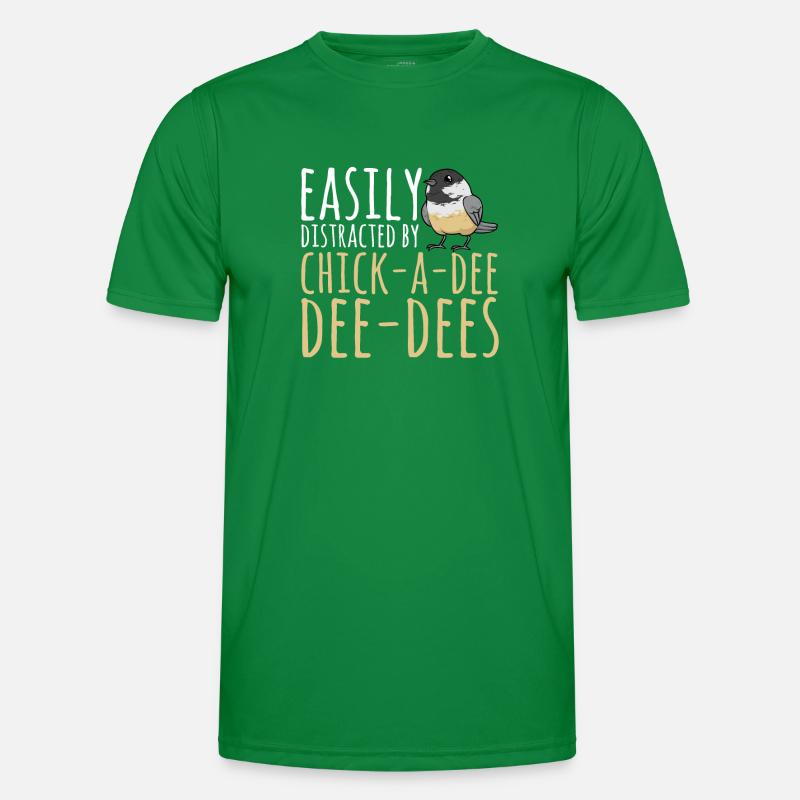 Meise Vogel Chickadee Vogelbeobachtung Männer Funktions-T-Shirt