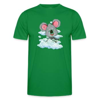 Australie Animal Zoo Animal Gift Nuages Koala - T-shirt sport Homme - vert - Devant - AI Model Male 178 dark (178cm)
