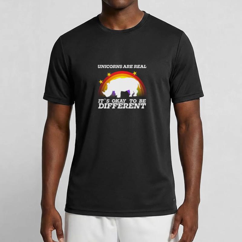 Einhorn oder Nashorn sei der unterschied Männer Funktions-T-Shirt