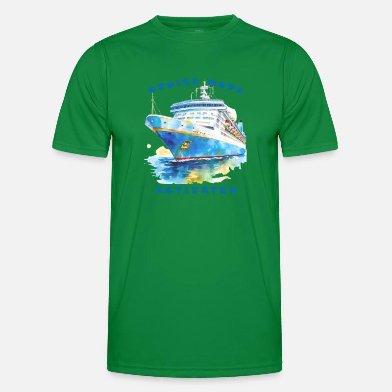Mode croisière activé - Vacances en croisière T-shirt sport Homme