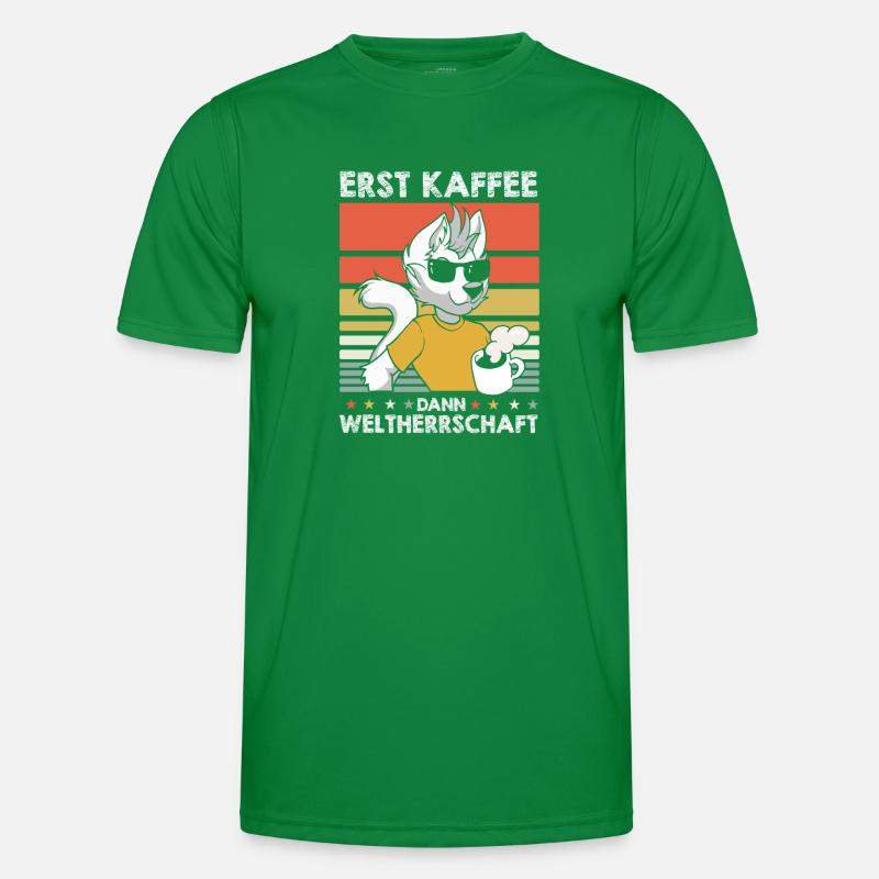 Furry Fandom Fursuits Kaffee Männer Funktions-T-Shirt