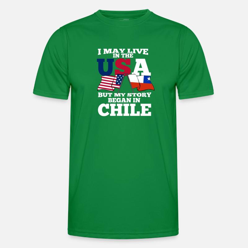Chile Männer Funktions-T-Shirt