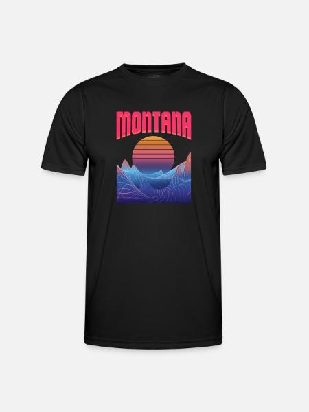 Montana - Men's Functional T-Shirt - black