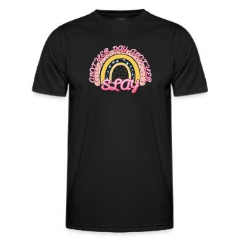 Another Day Another Slay Motivational - Men's Functional T-Shirt - black - Front - AI Model Male 178 dark (178cm)