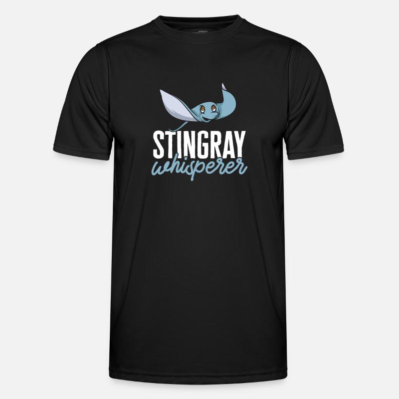 Stingrays Manta Rays Ocean Rays - Men's Functional T-Shirt - black