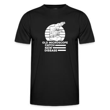 Biologie Biologe - Männer Funktions-T-Shirt - Schwarz - Vorne - AI Model Male 178 dark (178cm)