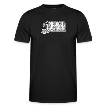 Biologie Biologe - Männer Funktions-T-Shirt - Schwarz - Vorne - AI Model Male 178 dark (178cm)