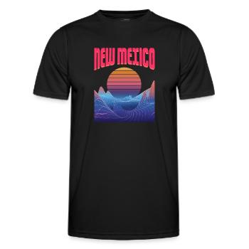 New Mexico - Männer Funktions-T-Shirt - Schwarz - Vorne - AI Model Male 178 dark (178cm)
