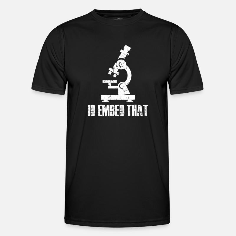 I'd embed that - Männer Funktions-T-Shirt - Schwarz