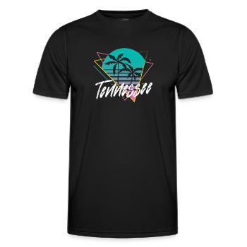 Tennessee - T-shirt sport Homme - noir - Devant - AI Model Male 178 dark (178cm)