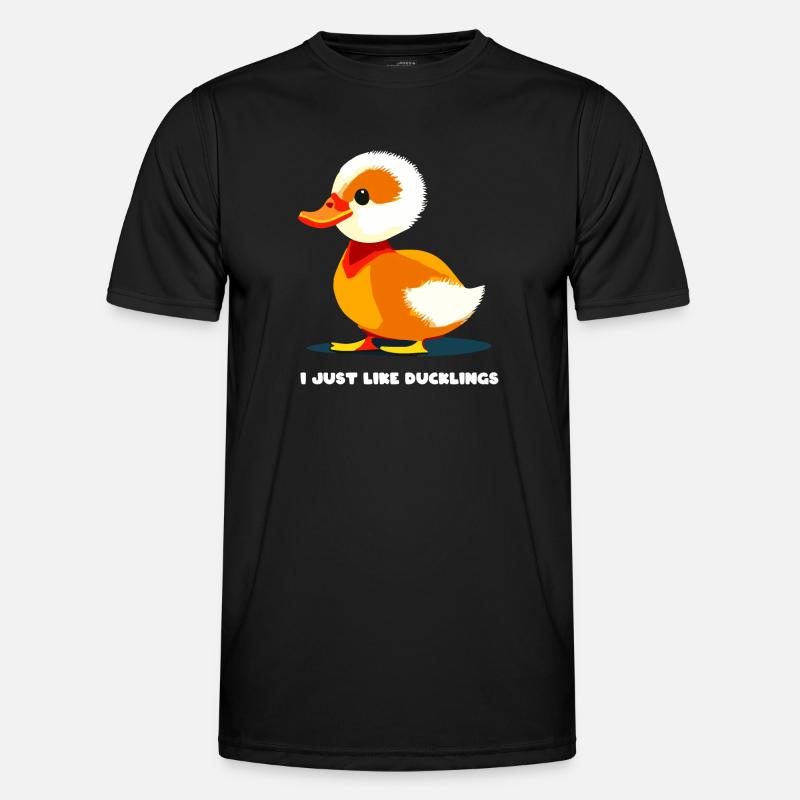 Duckling Cute Cute Cute - Men's Functional T-Shirt - black