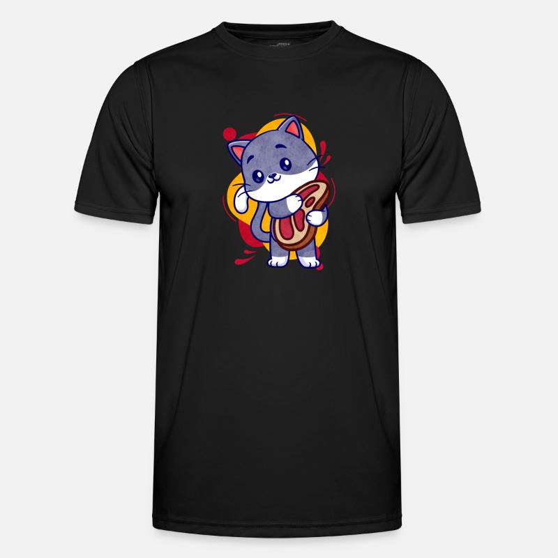 Steak Männer Funktions-T-Shirt