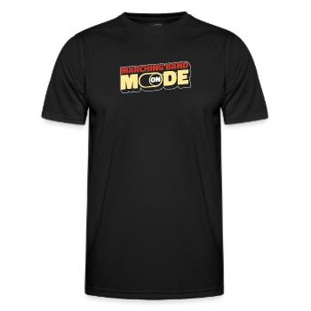 Fan Train Spielmannzug Mode On - Men's Functional T-Shirt - black - Front - AI Model Male 178 dark (178cm)