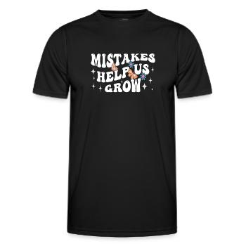 Le premier jour d’école aide à retrouver les erreurs scolaires - T-shirt sport Homme - noir - Devant - AI Model Male 178 dark (178cm)